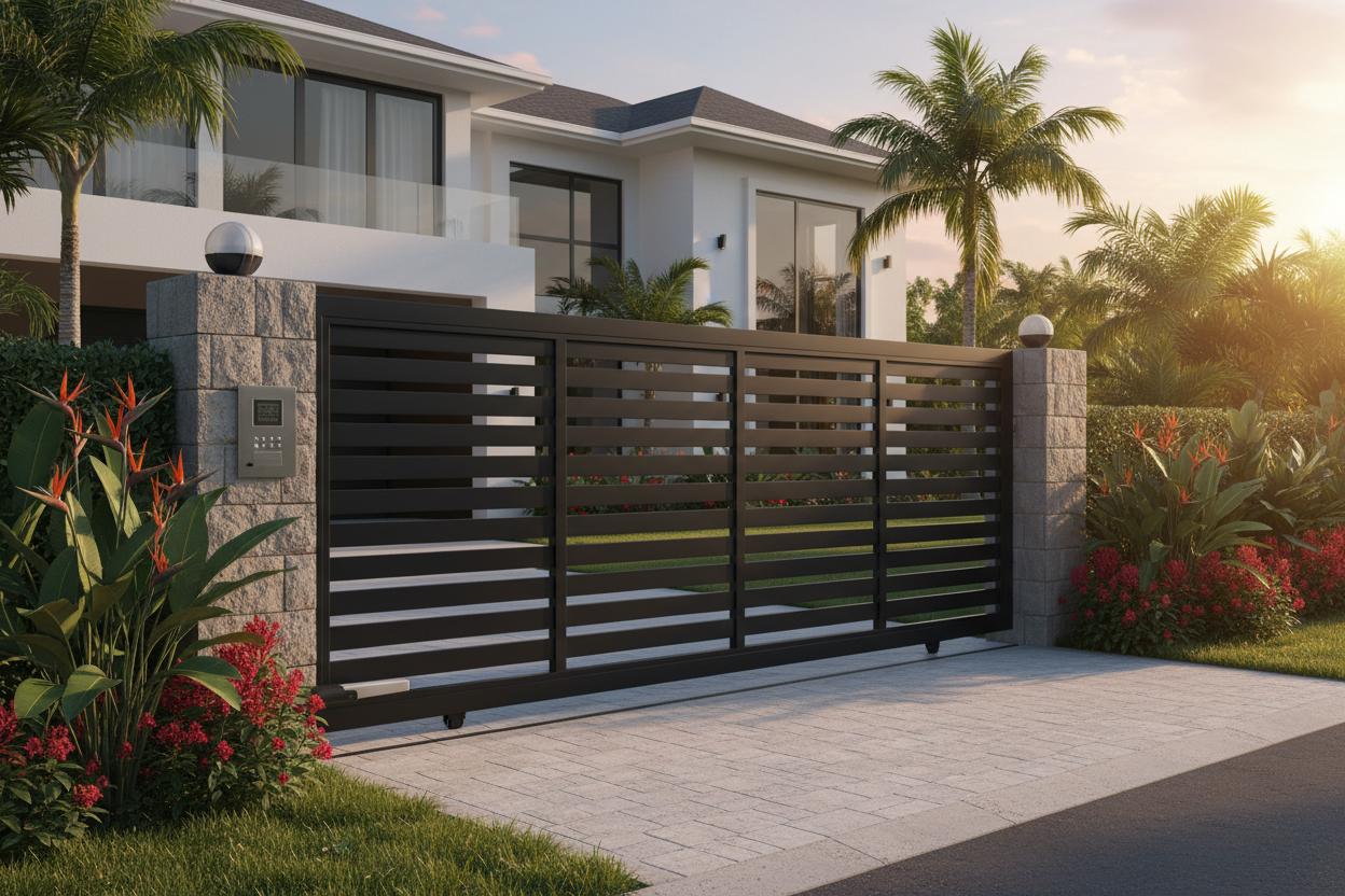 Portão automático residencial premium Angola